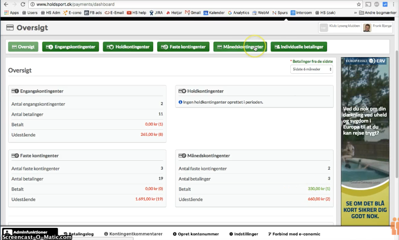 Medlemssystem forening sport Medlemssystem forening sport