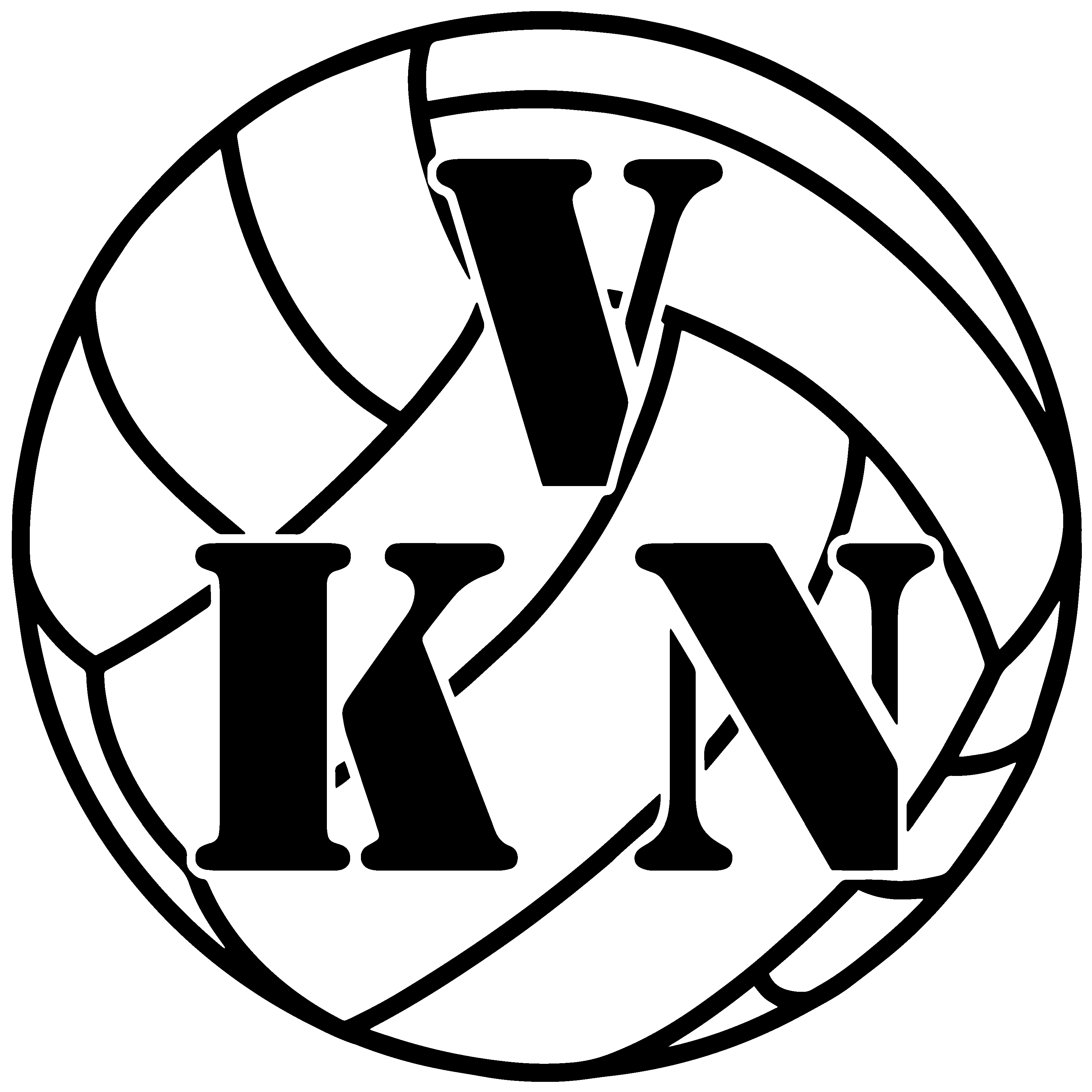 Vkn-logo-sort-streg