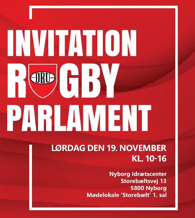 Rugby Parlament 2022 indkaldelse lille